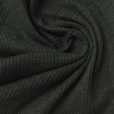Cotton Polyester Waffle Knit Fabric, 150 gsm — Green