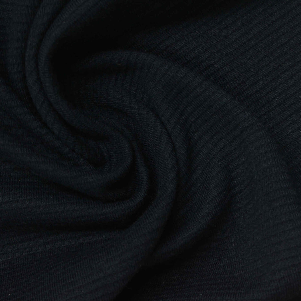 Polyester Stretch Knit Fabric, 300 gsm — Navy