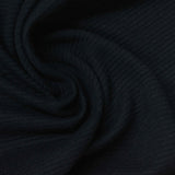 Polyester Stretch Knit Fabric, 300 gsm — Navy
