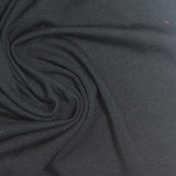 Viscose Stretch Jersey Knit Fabric, 200 gsm — Black