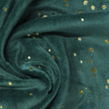 Gold Dots Velvet, Polyester