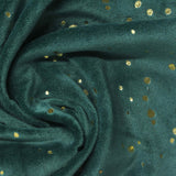 Gold Dots Velvet, Polyester