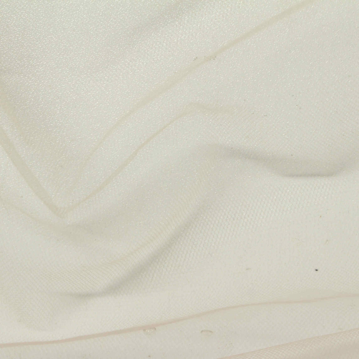 100% Nylon Mesh Fabric, 218 cm — White