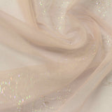 Beige Glitter Mesh, Polyester
