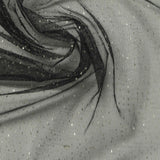 Silver Dots Mesh, Nylon