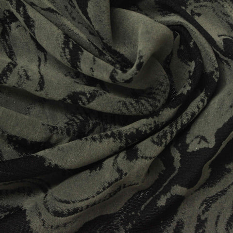 Dark Grey Tiger Knit, Nylon