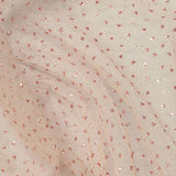 Gold Glitter-Dot Knit, Polyester — texture