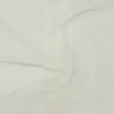 100% Nylon Mesh Fabric, 10 gsm, 185 cm — White