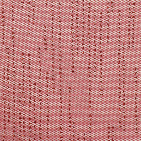 Red Glitter-Dot Knit, Polyester