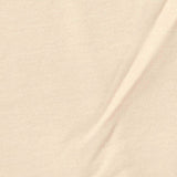 100% Cotton Interlock Knit Fabric, 152 gsm, 141 cm — Beige — texture