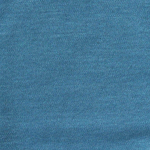 Heathered Blue Marl Interlock Knit, Cotton