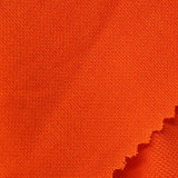 100% Cotton Piqué Knit Fabric, 175 gsm, 175 cm — Orange — texture
