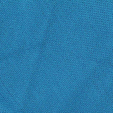 100% Cotton Piqué Knit Fabric, 174 gsm, 177 cm — Blue — texture