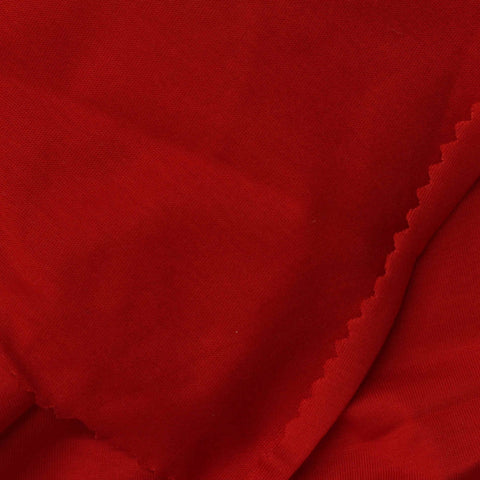 100% Cotton Jersey Knit Fabric, 157 gsm, 164 cm — Red