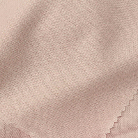 100% Cotton Piqué Knit Fabric, 195 gsm, 184 cm — Beige