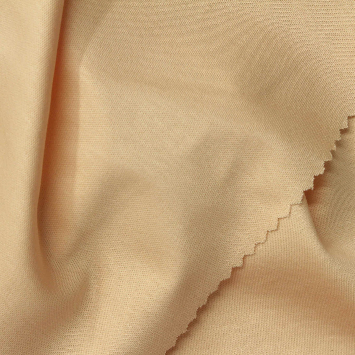 100% Cotton Interlock Knit Fabric, 190 gsm, 160 cm — Beige