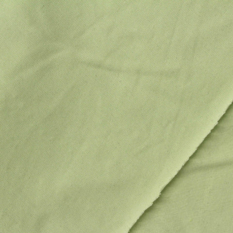 Cotton Stretch Jersey Knit Fabric, 175 gsm, 170 cm — Green
