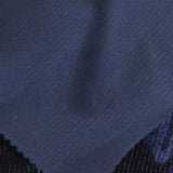 Dark Blue Marl Velvet, Polyester