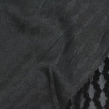 Black Tone-on-Tone Diamond Jacquard, Polyester
