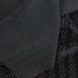 Black Tone-on-Tone Jacquard, Polyester