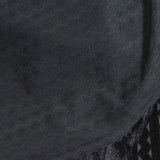Polyester Stretch Knit Fabric, 235 gsm, 163 cm — Black