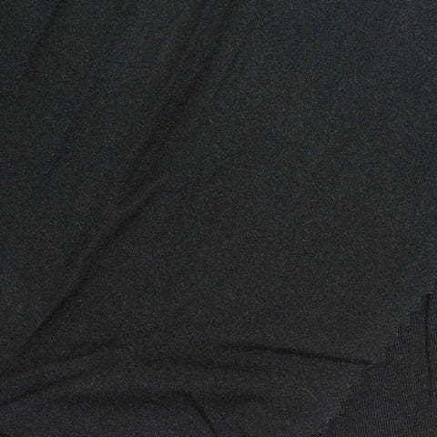 Viscose Stretch Jersey Knit Fabric, 200 gsm, 160 cm — Black, ref EF-262067