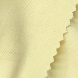Cotton Polyester Rib Knit Fabric, 320 gsm, 162 cm — Yellow — texture