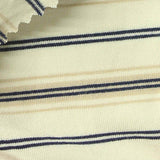 Cream Stripes Knit, Viscose — texture
