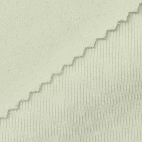 Polyester Cotton Stretch Interlock Knit Fabric, 300 gsm, 160 cm — Green