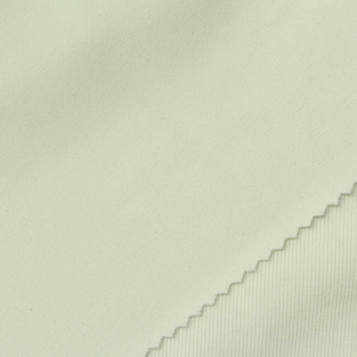 Polyester Cotton Stretch Interlock Knit Fabric, 300 gsm, 160 cm — Green