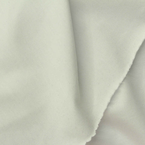 Cotton Stretch Jersey Knit Fabric, 160 gsm, 175 cm — White