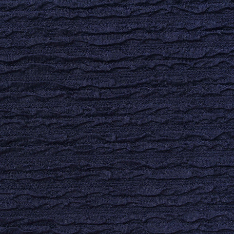 Polyester Stretch Knit Fabric, 220 gsm, 165 cm — Navy