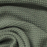 Knit Fabric, 270 gsm, 165 cm — Green — texture