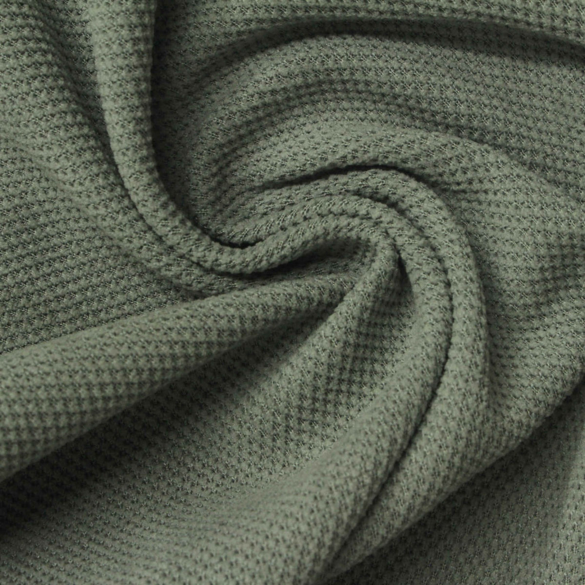Sage Textured Waffle Knit