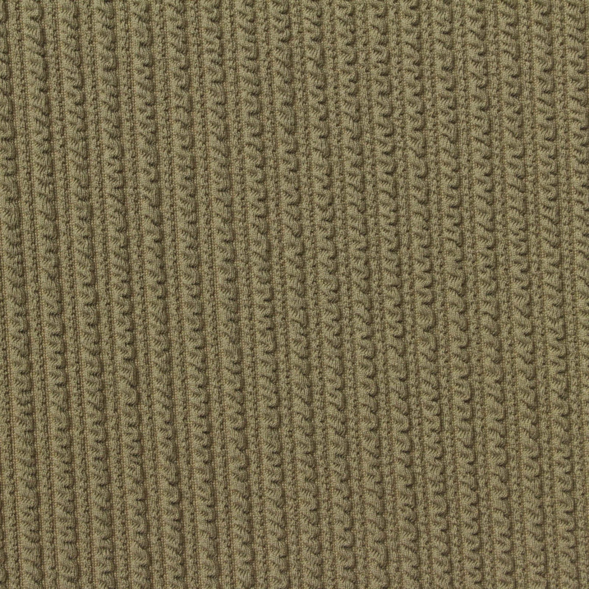 Rib Knit Fabric, 280 gsm, 165 cm — Khaki, ref EF-262111