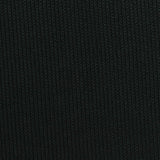 Polyester Stretch Rib Knit Fabric, 280 gsm, 165 cm — Black