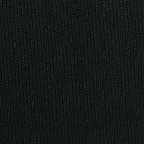 Polyester Stretch Rib Knit Fabric, 280 gsm, 165 cm — Black