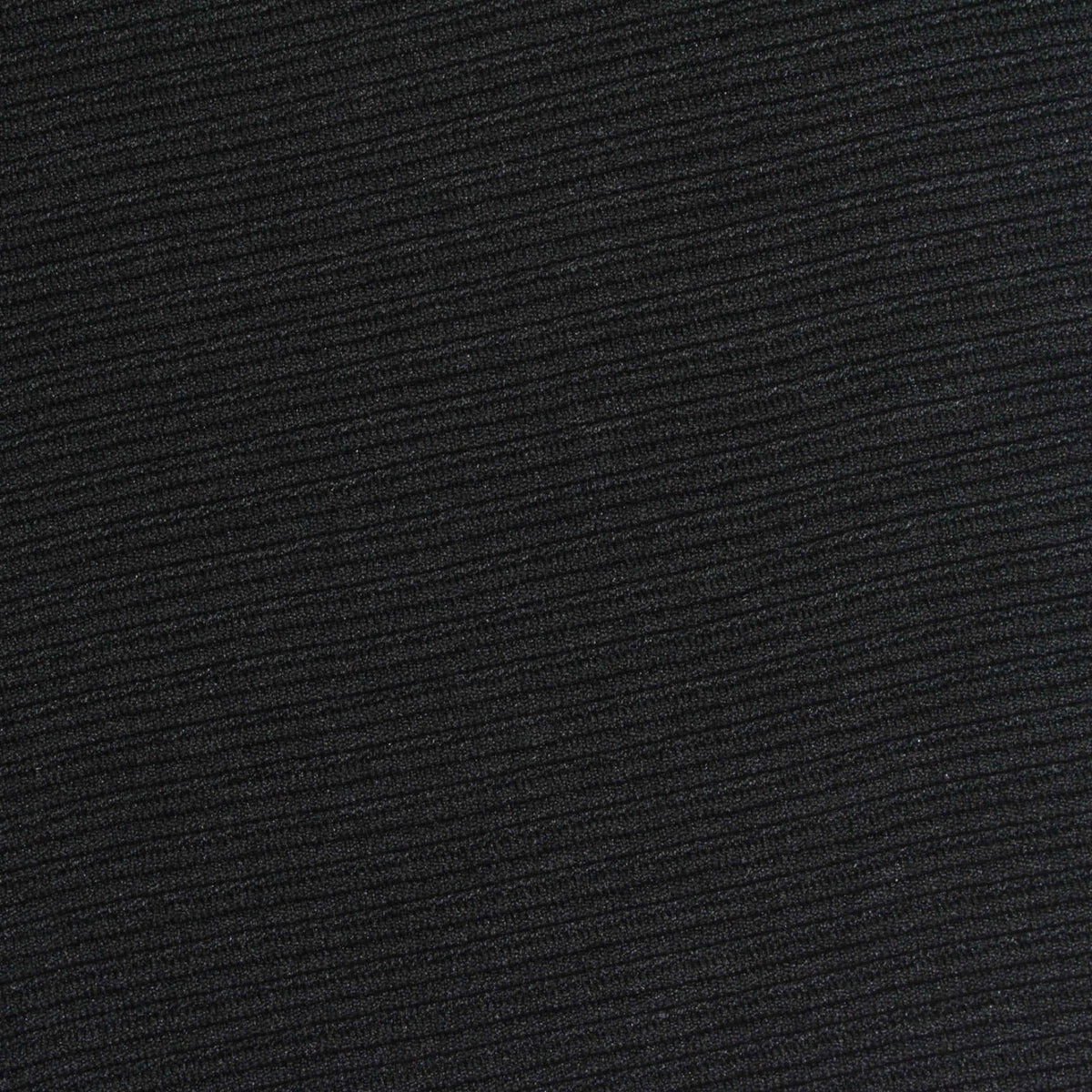 Black Ribbed Rib Knit, Polyester