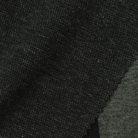 Dark Grey Marl Jacquard, Cotton-Poly, 250 gsm