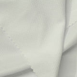 100% Polyester Birdseye Knit Fabric, 120 gsm, 160 cm — White