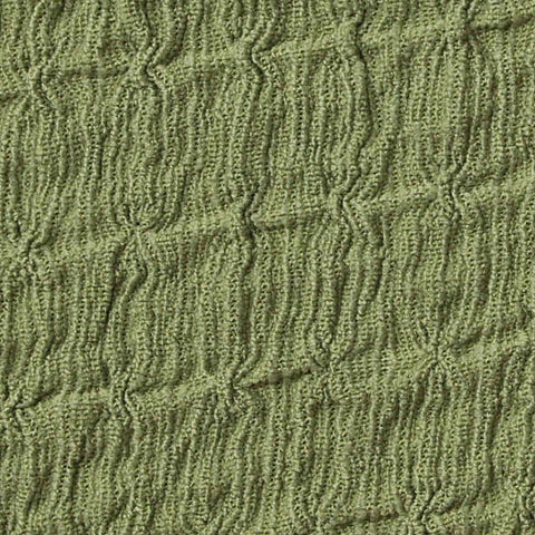 Polyester Stretch Crepe Fabric, 200 gsm, 150 cm — Green