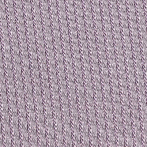 Polyester Stretch Rib Knit Fabric, 230 gsm, 150 cm — Purple