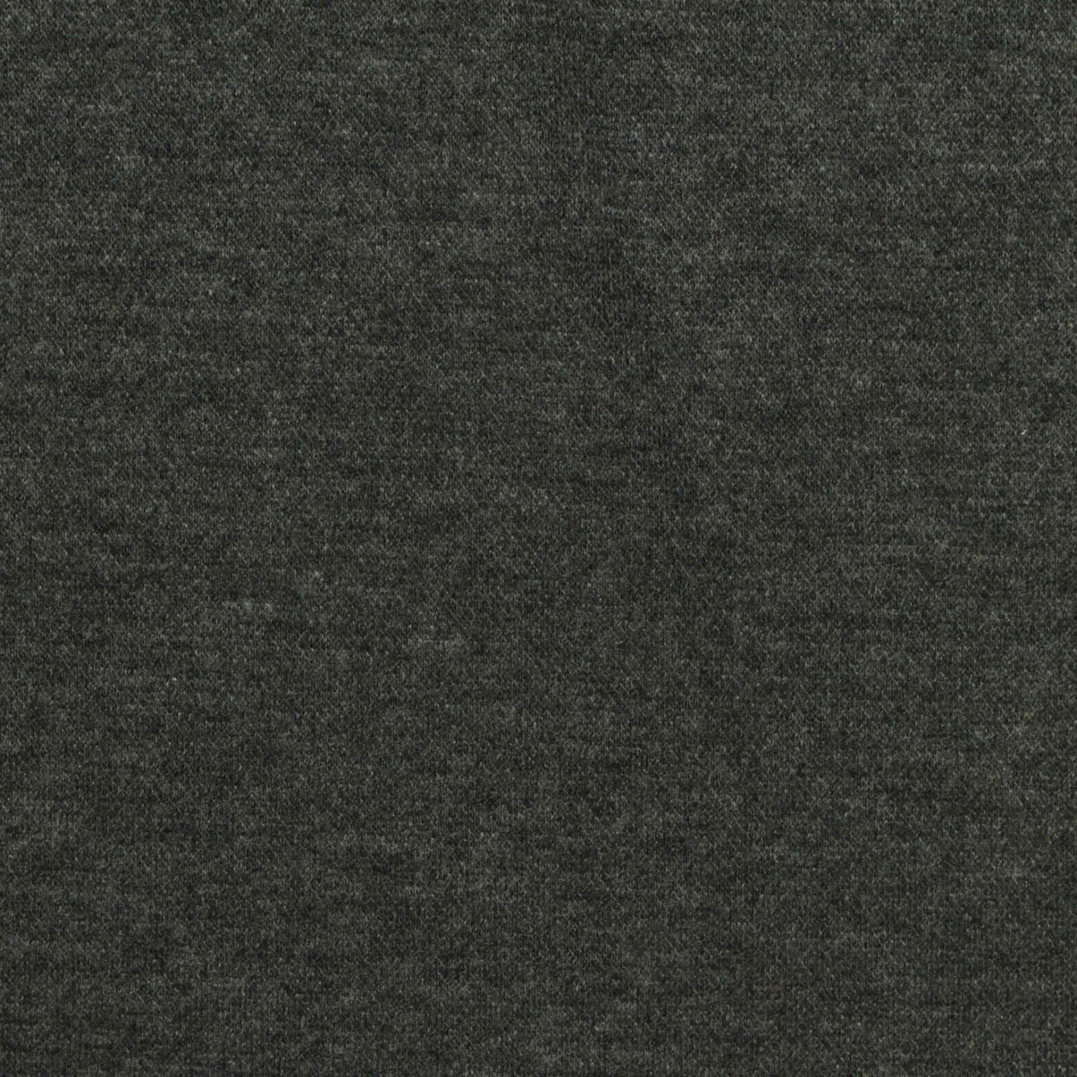 Dark Grey Marl Interlock Knit, Poly-Viscose, 420 gsm