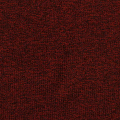 Brushed Polyester Stretch Jersey Knit Fabric, 170 gsm, 150 cm — Red