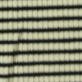 Black Horizontal-Stripe Rib Knit, Cotton-Poly — texture