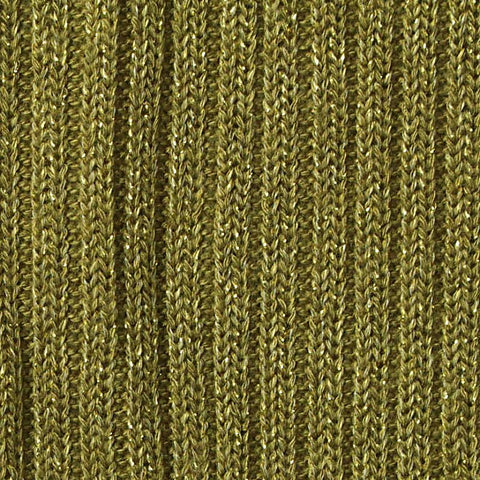Viscose Metallic Rib Knit Fabric, 320 gsm, 195 cm — Khaki, ref EF-262223