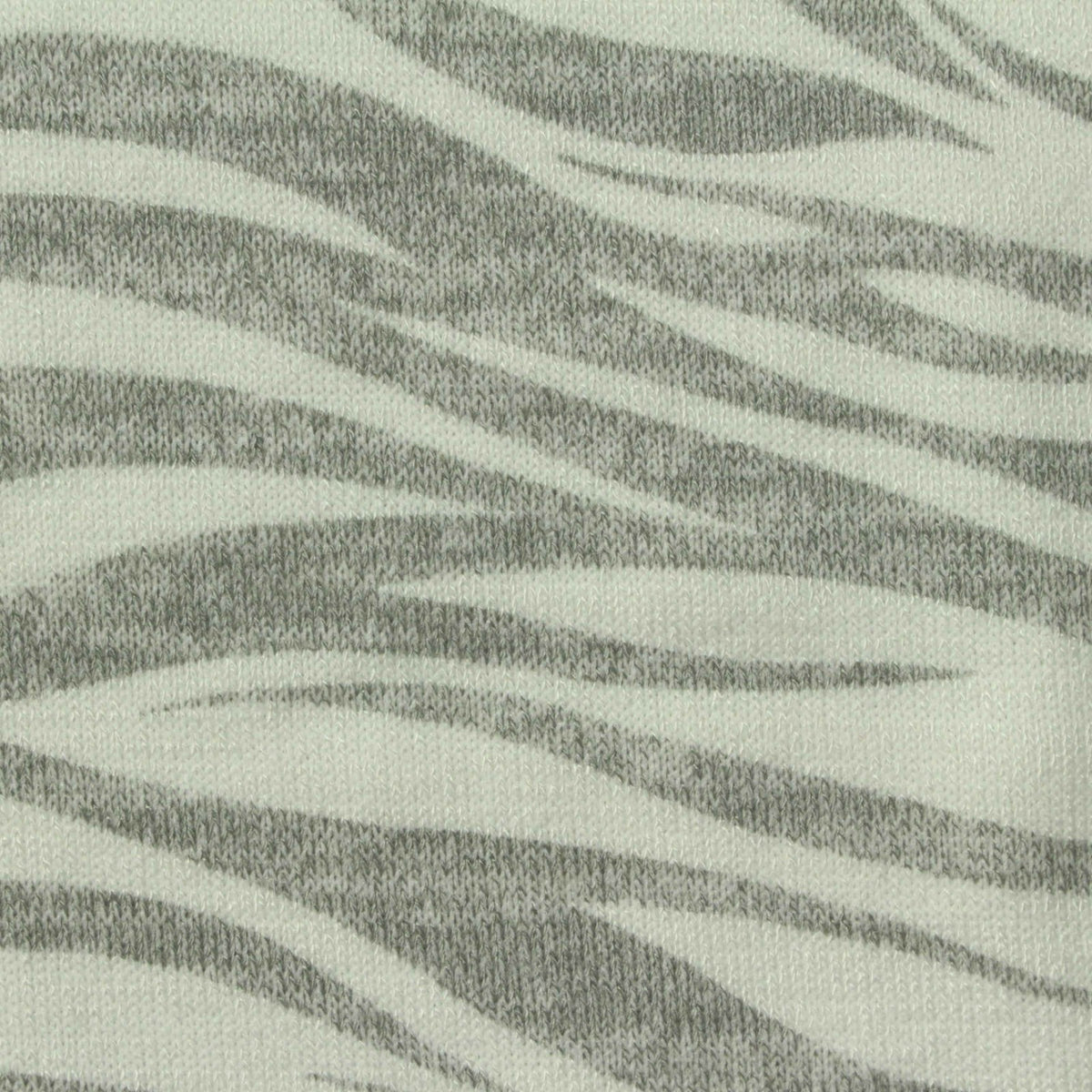 Grey Zebra Chunky Knit, Poly-Viscose