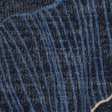 Blue Abstract Chunky Knit, Polyester — texture
