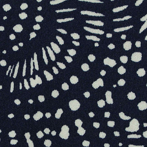 White Dots Milk Silk Knit, Polyester, 240 gsm