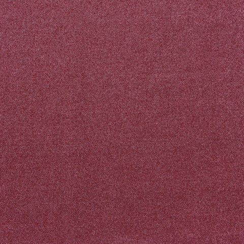 Burgundy Marl Rib Knit, Polyester, 220 gsm